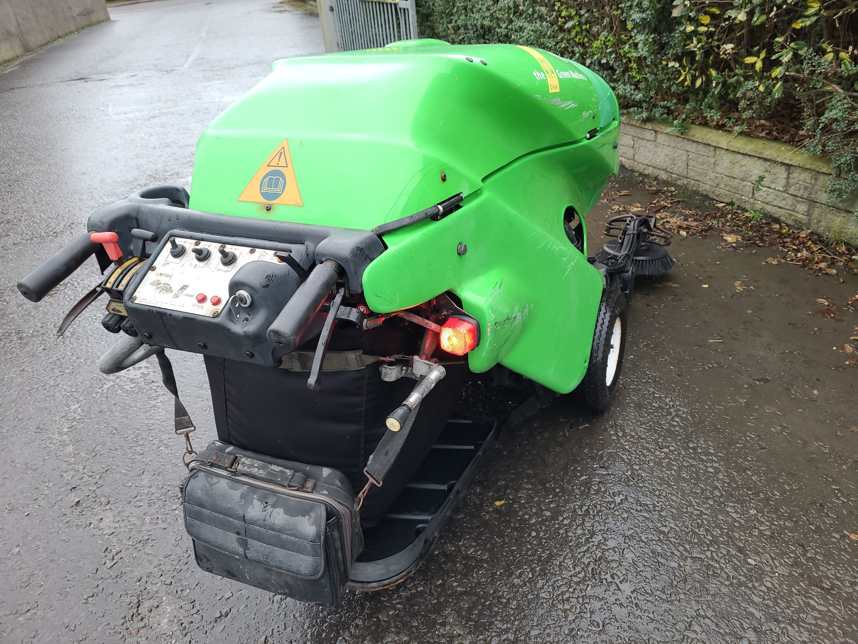 Image of Tennant 414 Green Machine Floor/ Road/ Pavement Sweeper 