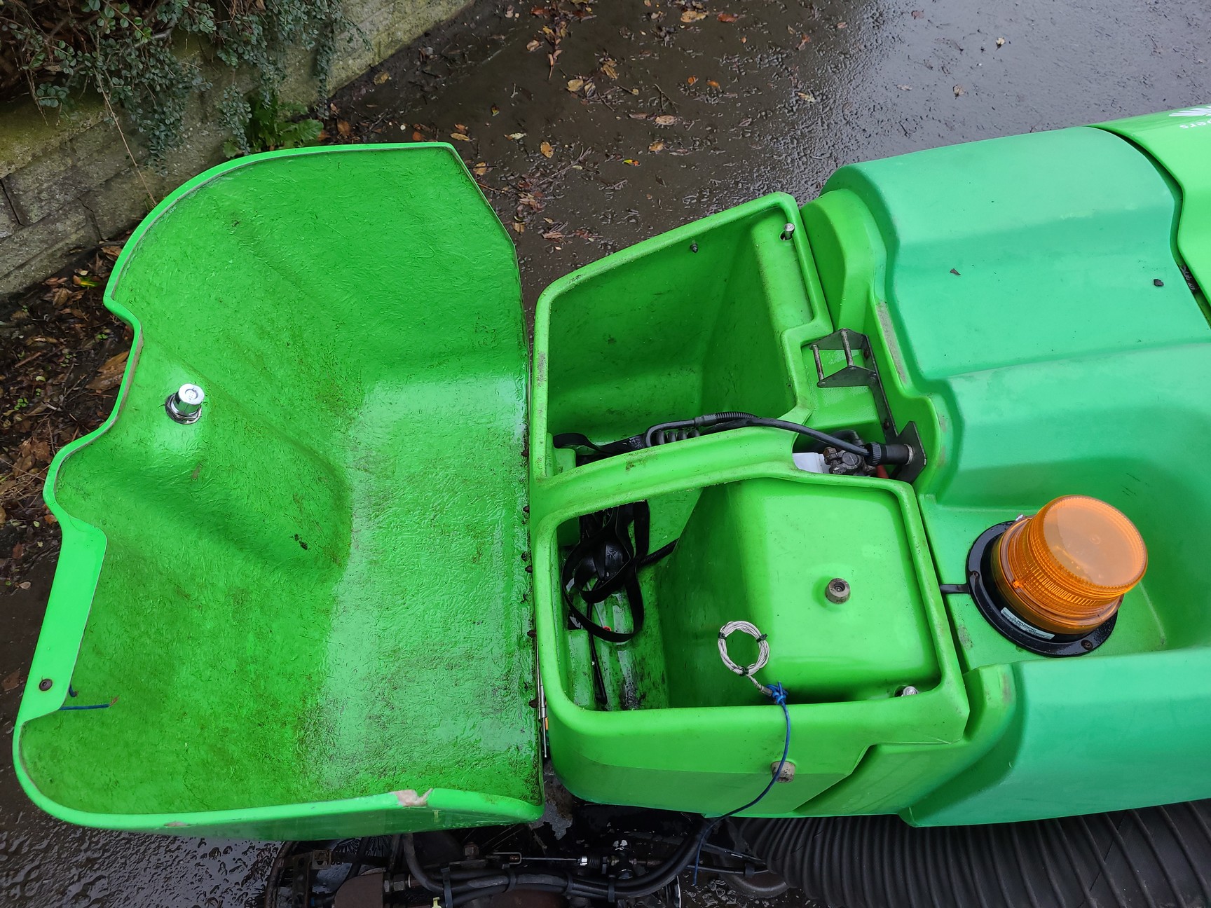 Image of Tennant 414 Green Machine Floor/ Road/ Pavement Sweeper 