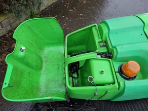 Thumbnail image of Tennant 414 Green Machine Floor/ Road/ Pavement Sweeper 