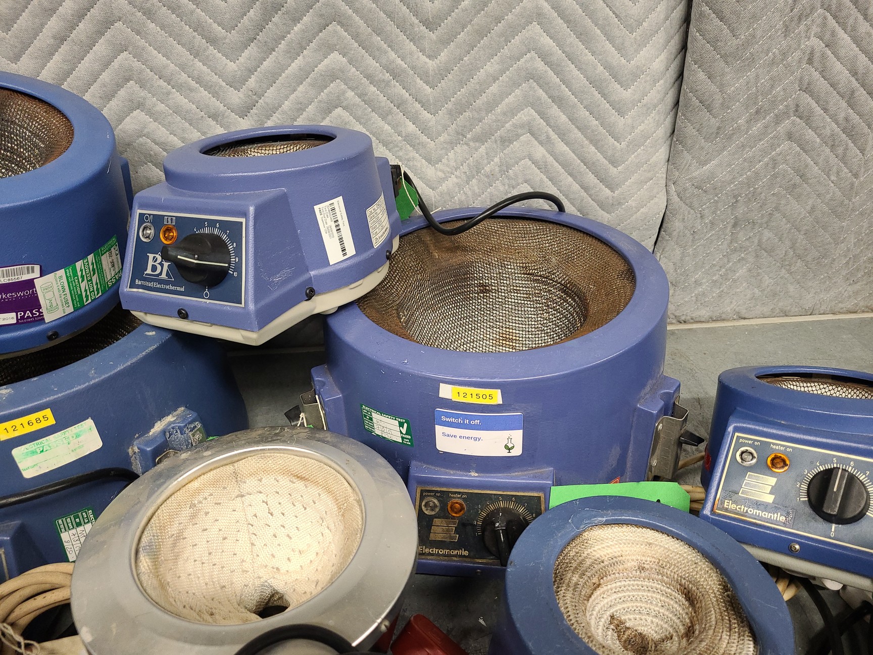 Image of Job Lot of 15 Laboratory Heating Mantles - Electrothermal, Barnstead, Lab