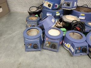Thumbnail image of Job Lot of 15 Laboratory Heating Mantles - Electrothermal, Barnstead, Lab