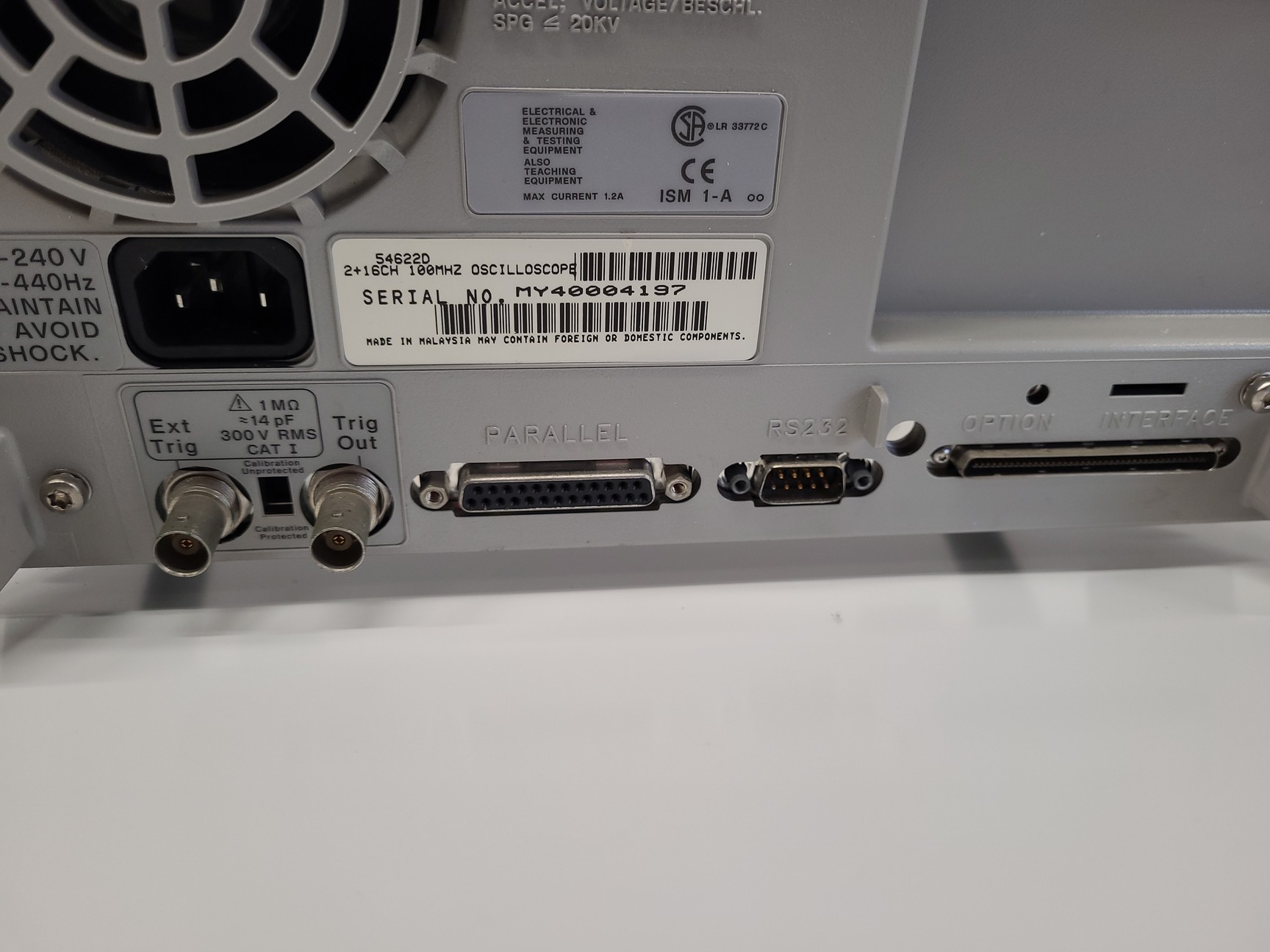 Image of Agilent Digital Mixed Signal Oscilloscope 54622D Lab