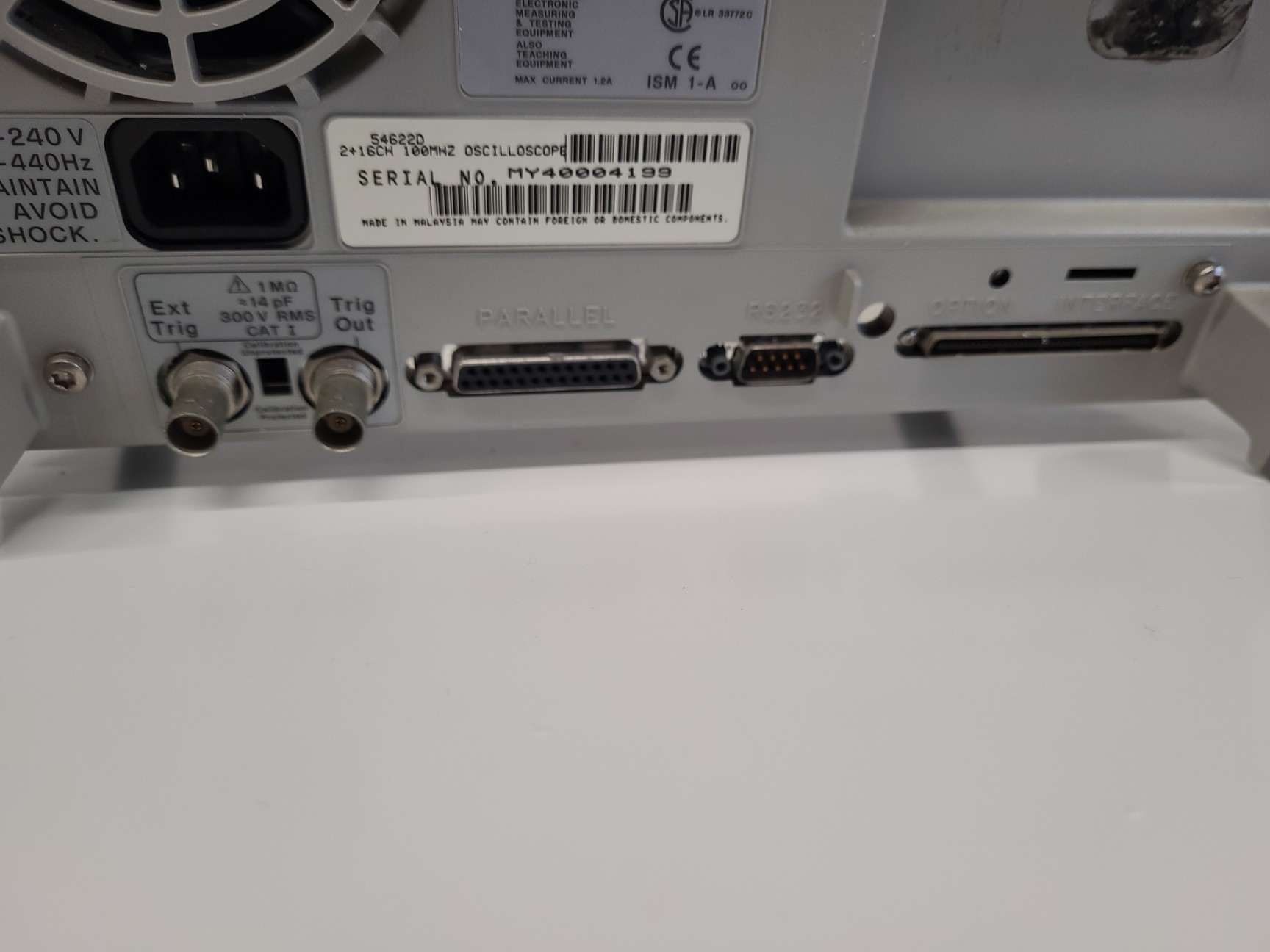 Image of Agilent 54622D Mixed Signal Digital Oscilloscope Lab