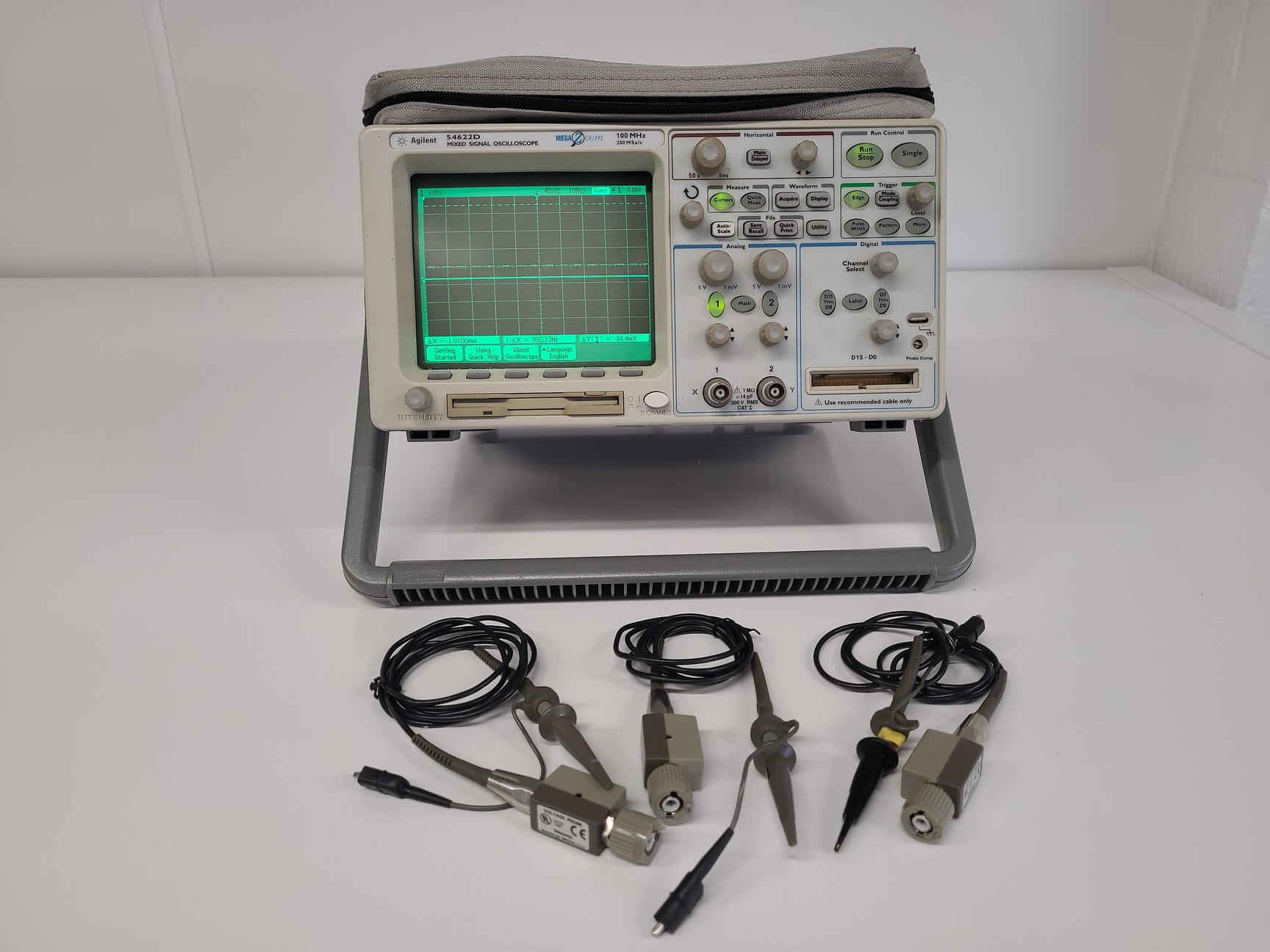 Image of Agilent 54622D Digital Mixed Signal Oscilloscope with Probes Lab
