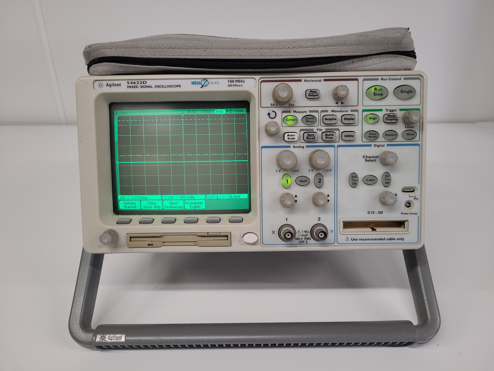 Image of Agilent 54622D Digital Mixed Signal Oscilloscope with Probes Lab