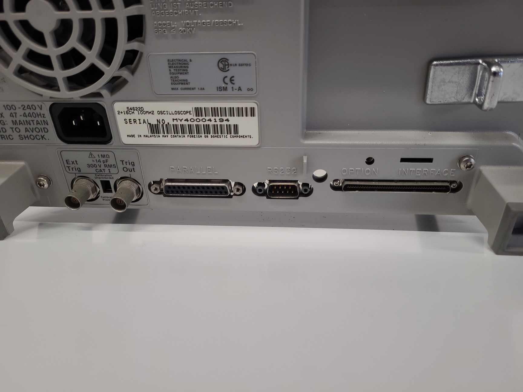 Image of Agilent 54622D Digital Mixed Signal Oscilloscope with Probes Lab