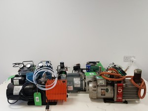 Thumbnail image of 10x Lab Vacuum Pumps & Motors - Gast, KNF, Edwards, Trivac, Alcatel, Job Lot