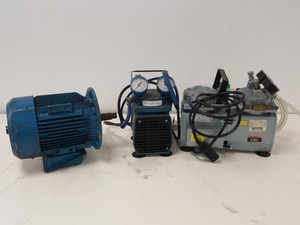 Thumbnail image of 10x Lab Vacuum Pumps & Motors - Gast, KNF, Edwards, Trivac, Alcatel, Job Lot