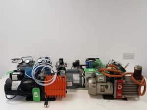 Thumbnail image of 10x Lab Vacuum Pumps & Motors - Gast, KNF, Edwards, Trivac, Alcatel, Job Lot
