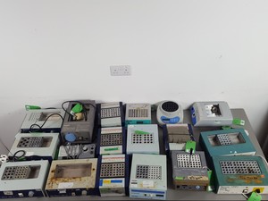 Thumbnail image of 18 x Dry Block Heaters & Blocks - Grant, Techne, Stuart Lab Laboratory Job Lot