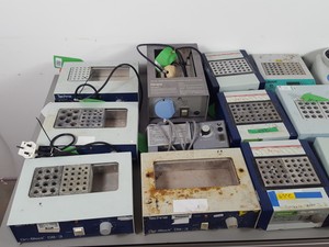 Thumbnail image of 18 x Dry Block Heaters & Blocks - Grant, Techne, Stuart Lab Laboratory Job Lot