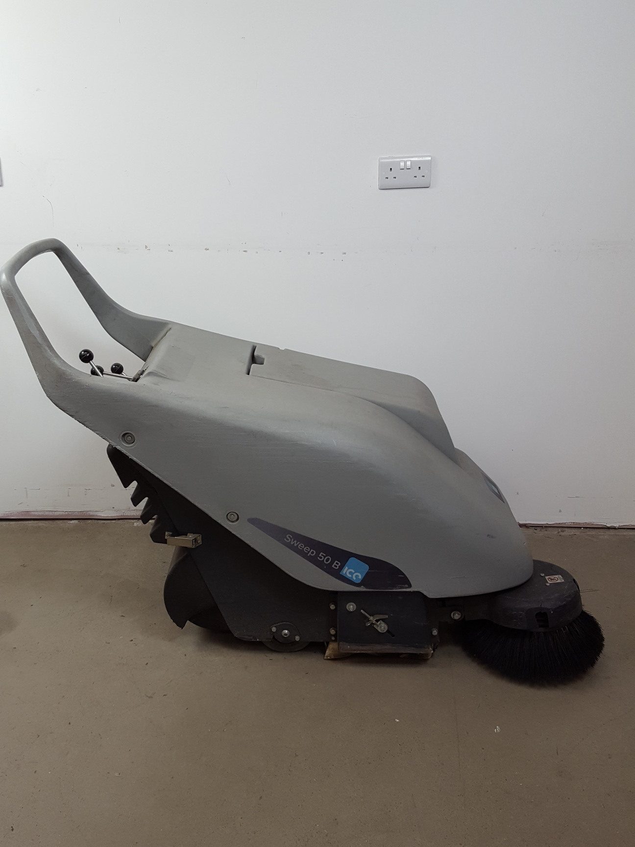 Image of ICE Sweep 50 B Compact Pedestrian Sweeper - Commercial Sweeping Machine