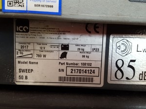 Thumbnail image of ICE Sweep 50 B Compact Pedestrian Sweeper - Commercial Sweeping Machine