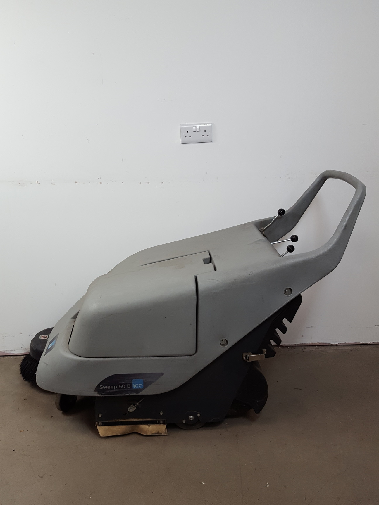 Image of ICE Sweep 50 B Compact Pedestrian Sweeper - Commercial Sweeping Machine