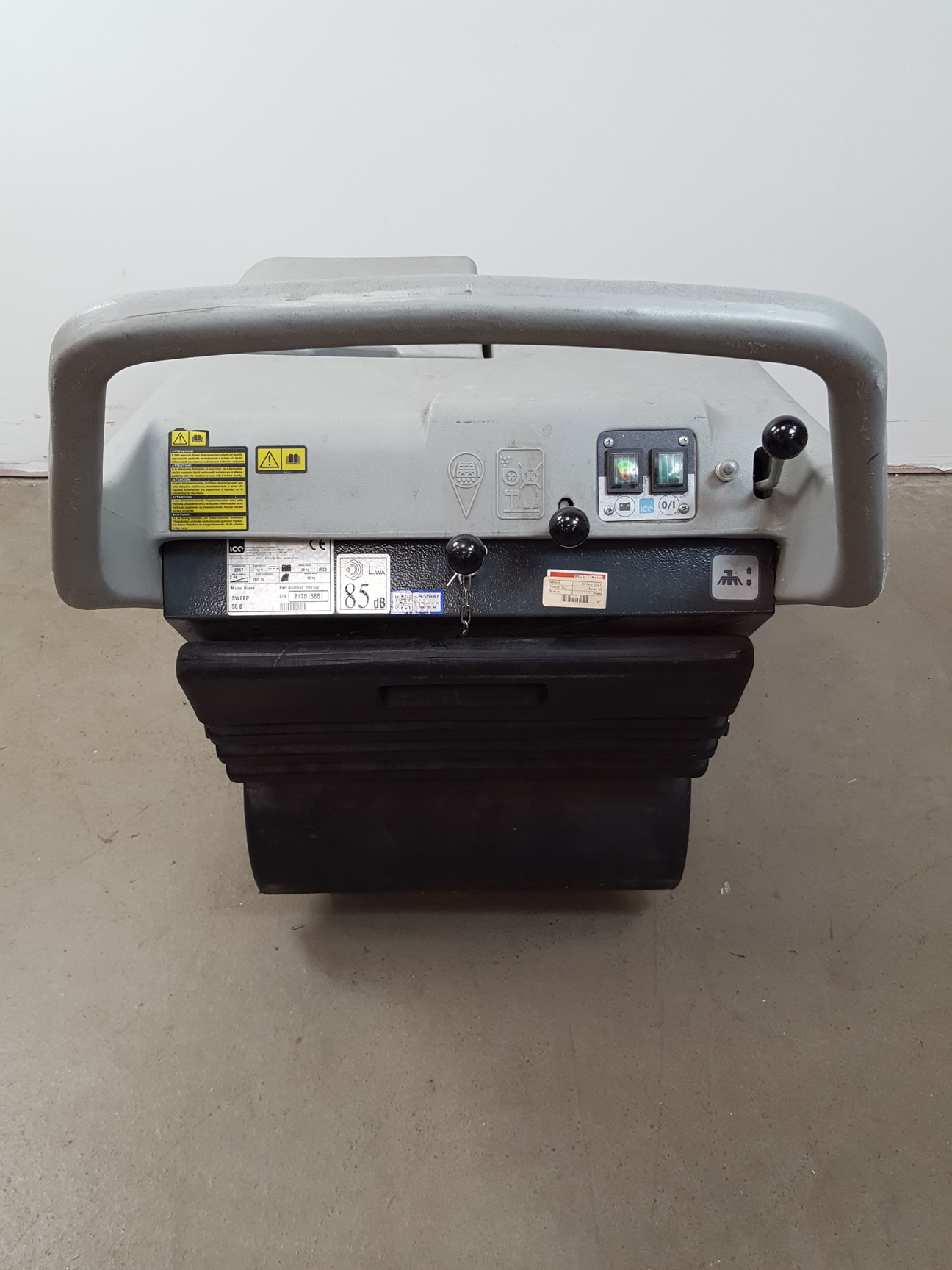 Image of ICE Sweep 50 B Compact Pedestrian Sweeping - Commercial Sweeper Machine
