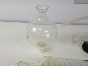 Thumbnail image of Buchi Rotavapor Evaporator Glassware Parts - Condensors, Flask Etc Lab