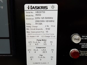 Thumbnail image of Haskris Recirculating Chiller Model: R050 Lab