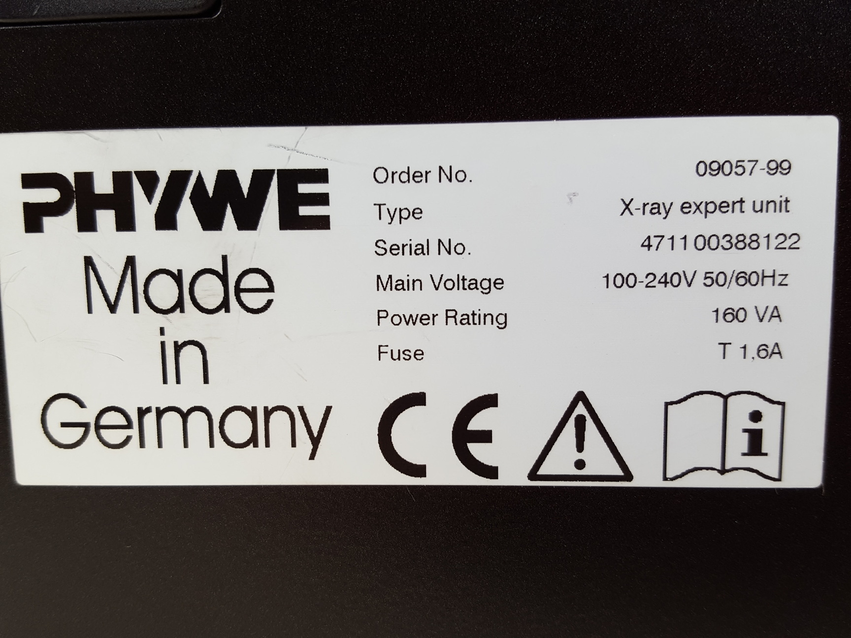 Image of PHYWE  XR 4.0 X-Ray Expert Unit & Manual Lab