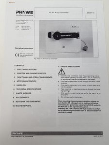 Thumbnail image of PHYWE  XR 4.0 X-Ray Expert Unit & Manual Lab