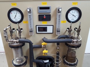 Thumbnail image of P.A. Hilton LTD Refrigeration Cycle Demonstration Unit Lab Compressor Student