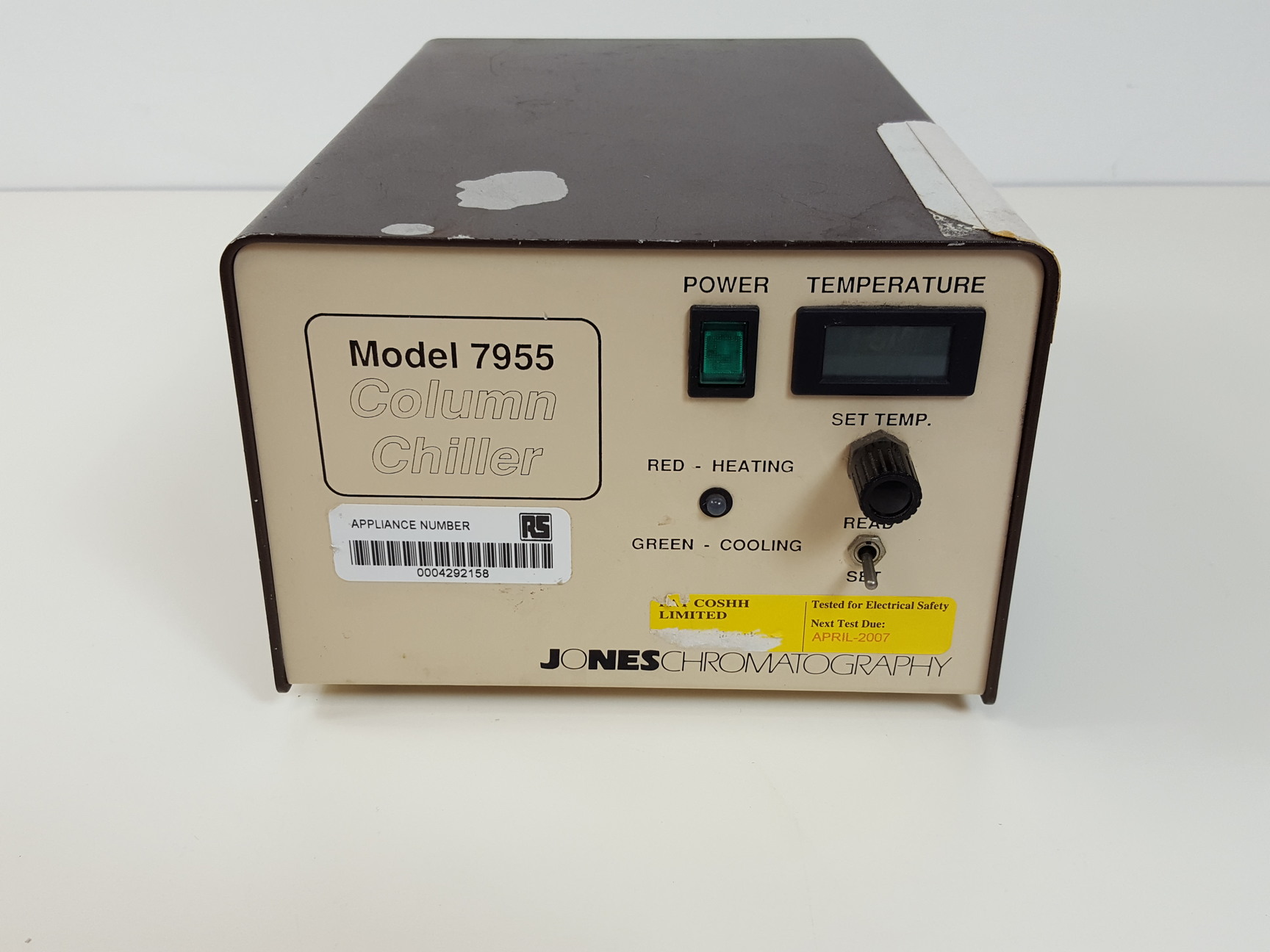 Image of Jones Chromatography Column Chiller/Heater  Model: 7955 Lab