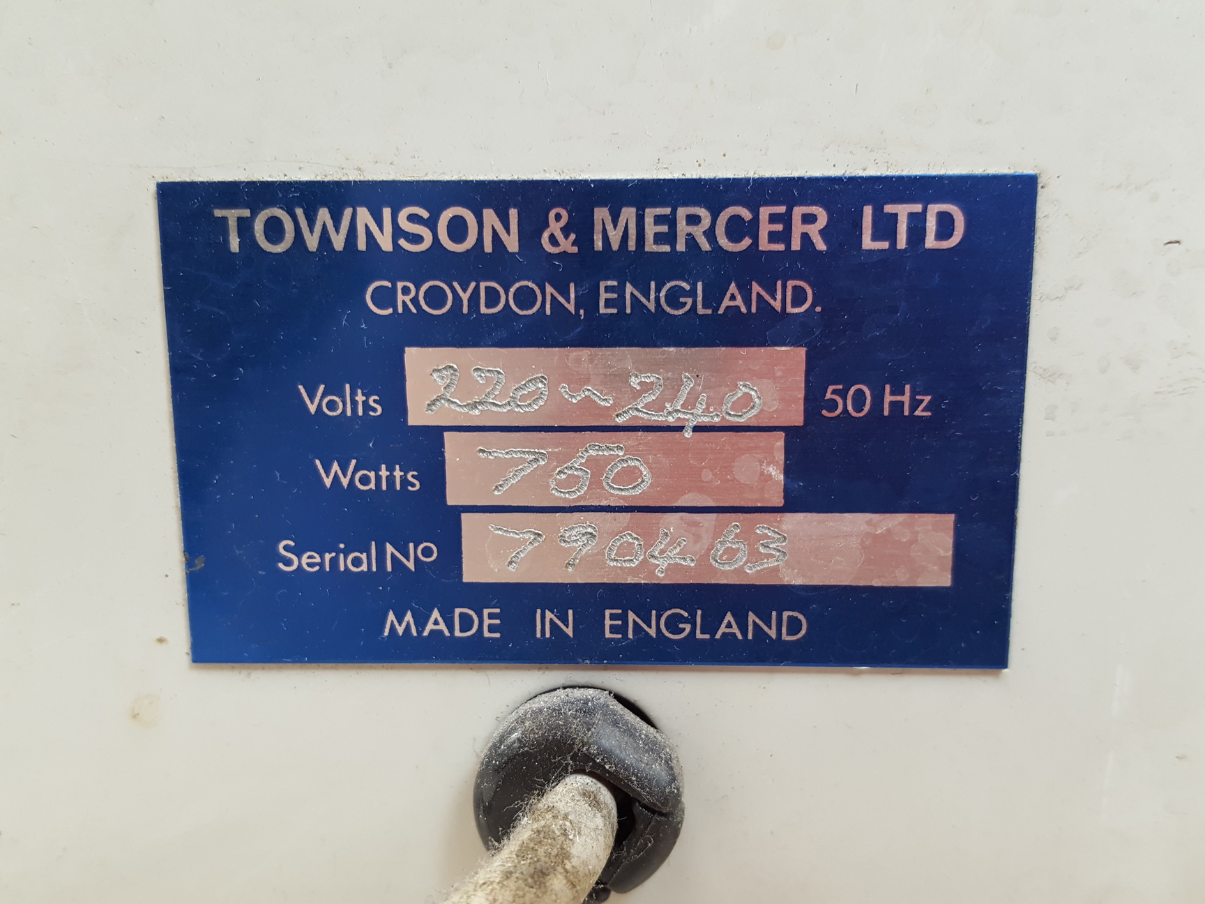 Image of Townson & Mercer Vacuum Oven