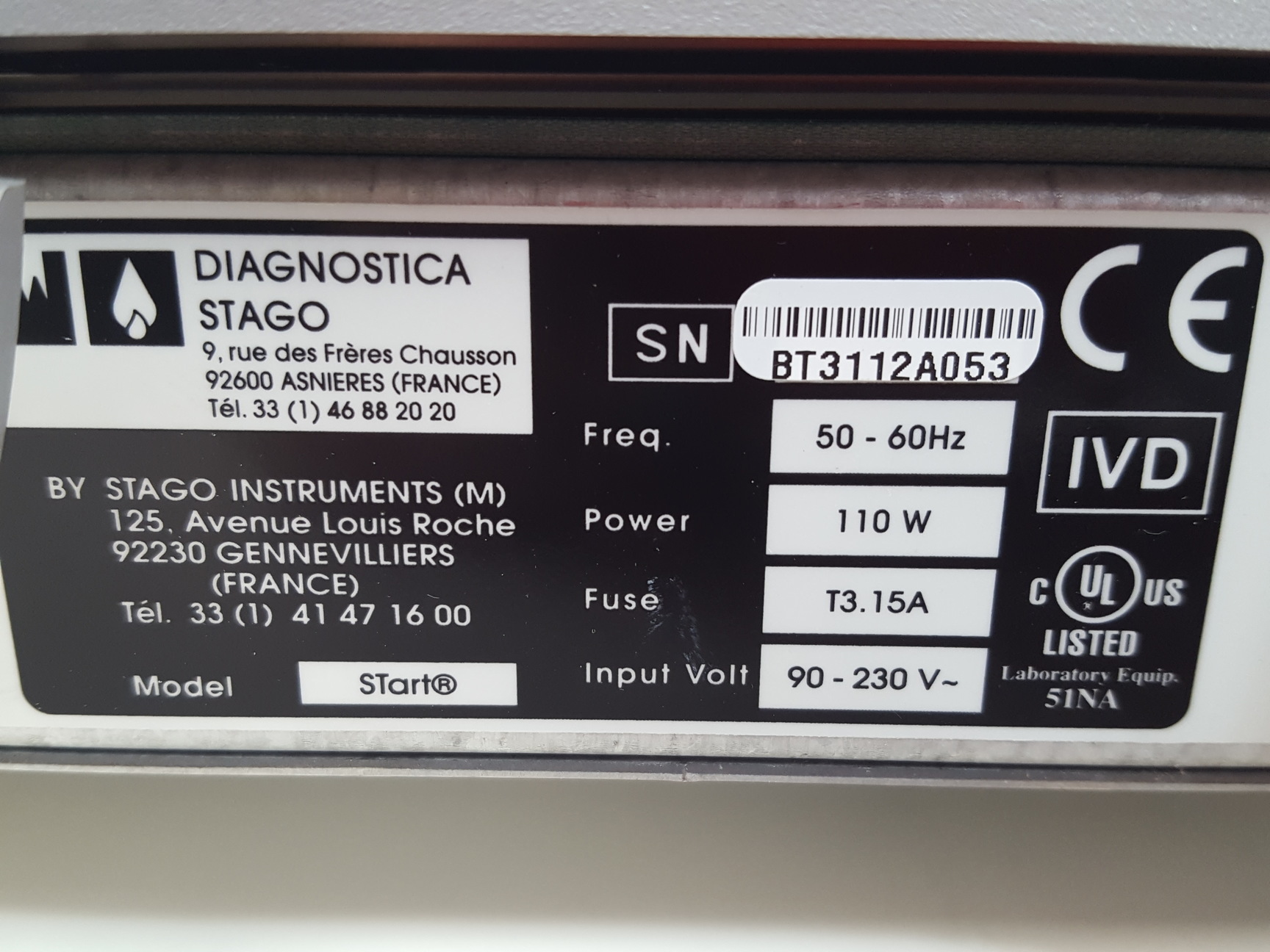 Image of Stago STart Hemostasis Analyzer Lab