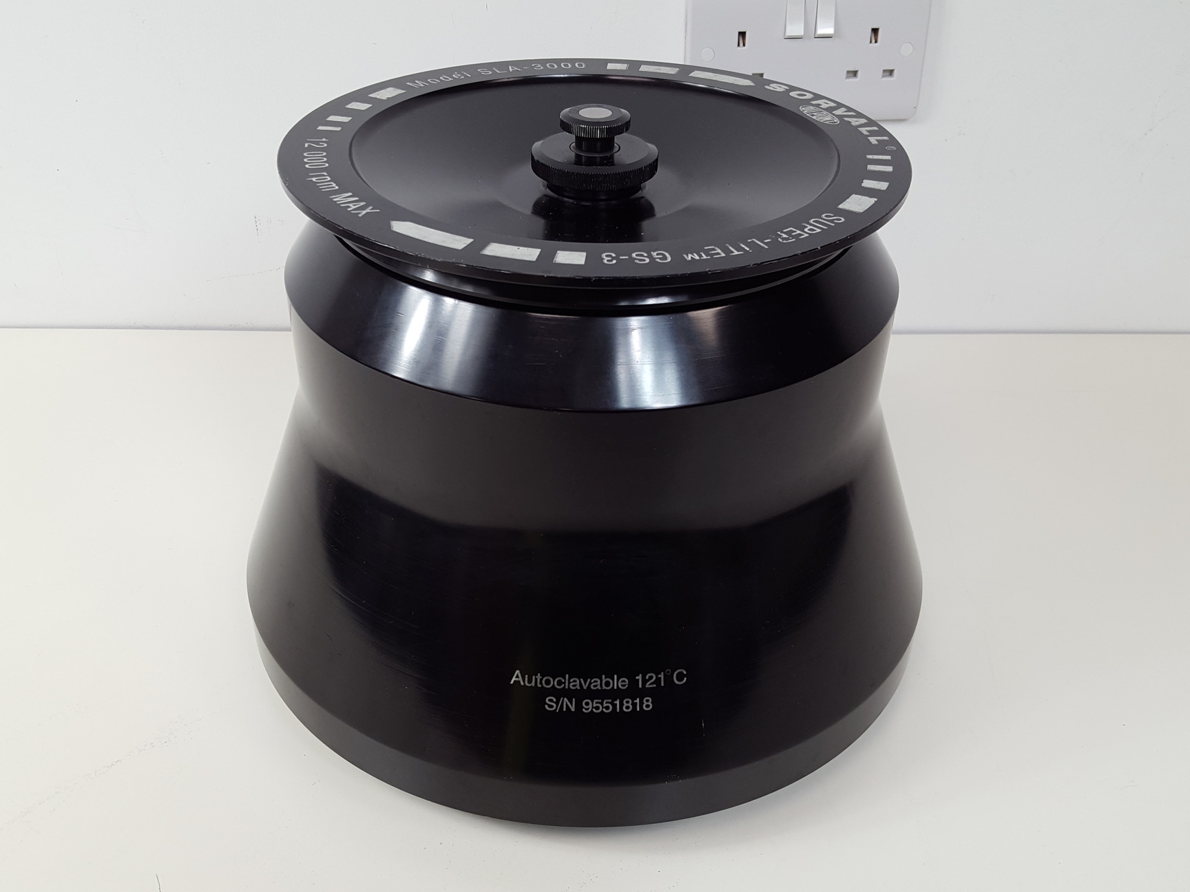 Image of Sorvall Super-Lite GS-3 Centrifuge Rotor - 12000rpm MAX SLA-3000 Lab