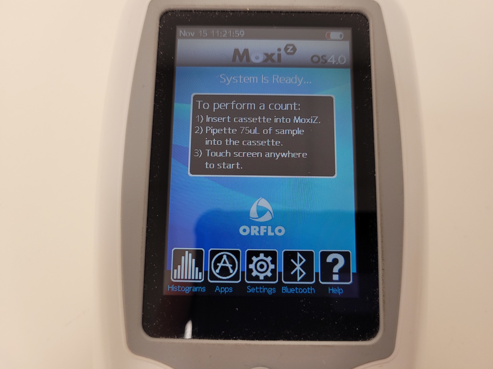Image of Moxi Z Automated Cell Counter Lab