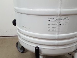 Thumbnail image of CryopAL TP100 Air Liquid Nitrogen Cryogenic Storage Tank Lab