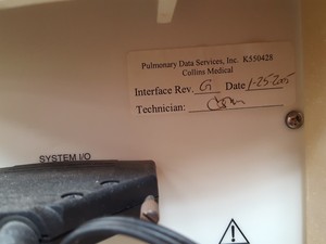 Thumbnail image of Collins CPL pf Respiratory Analyser + Accessories Lab