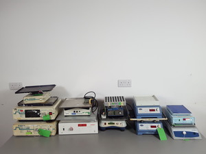 Thumbnail image of 9 x Platform Shakers - Orbital, Rockers, Mixers Lab, Denley Job Lot Laboratory