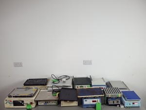 Thumbnail image of 9 x Platform Shakers - Orbital, Rockers, Mixers Lab, Denley Job Lot Laboratory