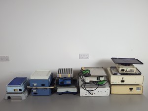 Thumbnail image of 9 x Platform Shakers - Orbital, Rockers, Mixers Lab, Denley Job Lot Laboratory