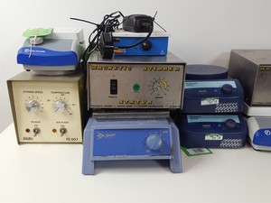Thumbnail image of 17 x Laboratory Magnetic Stirrers - Gallenkamp, Stuart, Fisher Grant Lab Job Lot