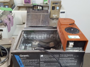 Thumbnail image of 12 x Grant Laboratory Water Baths & Stirrers - ZD, VF, KA, KM, GA100 Lab Job Lot