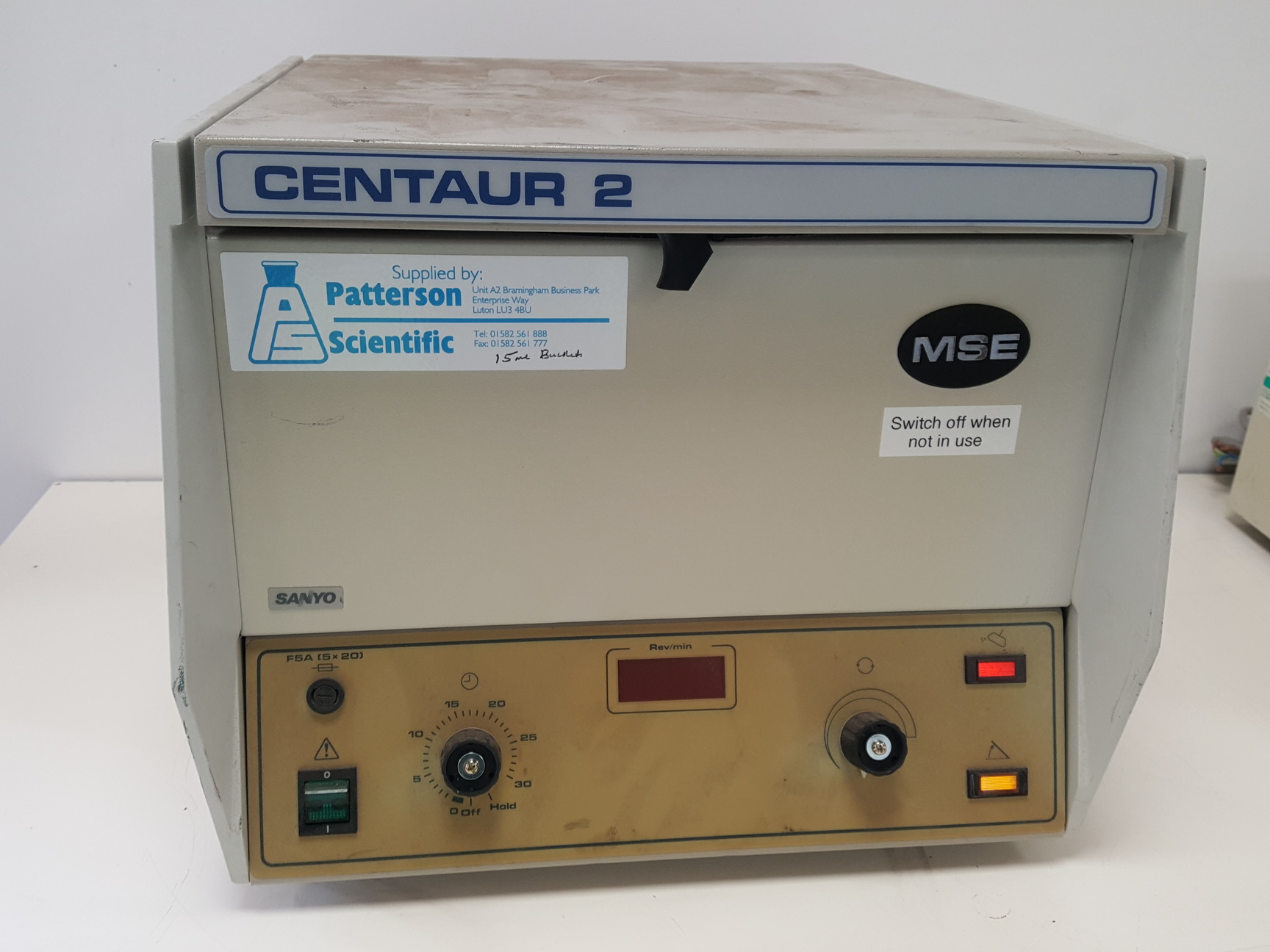 Image of 6 x Benchtop Centrifuges - MSE Centaur 2, Heraeus Biofuge A, Eppendorf 5415 Lab