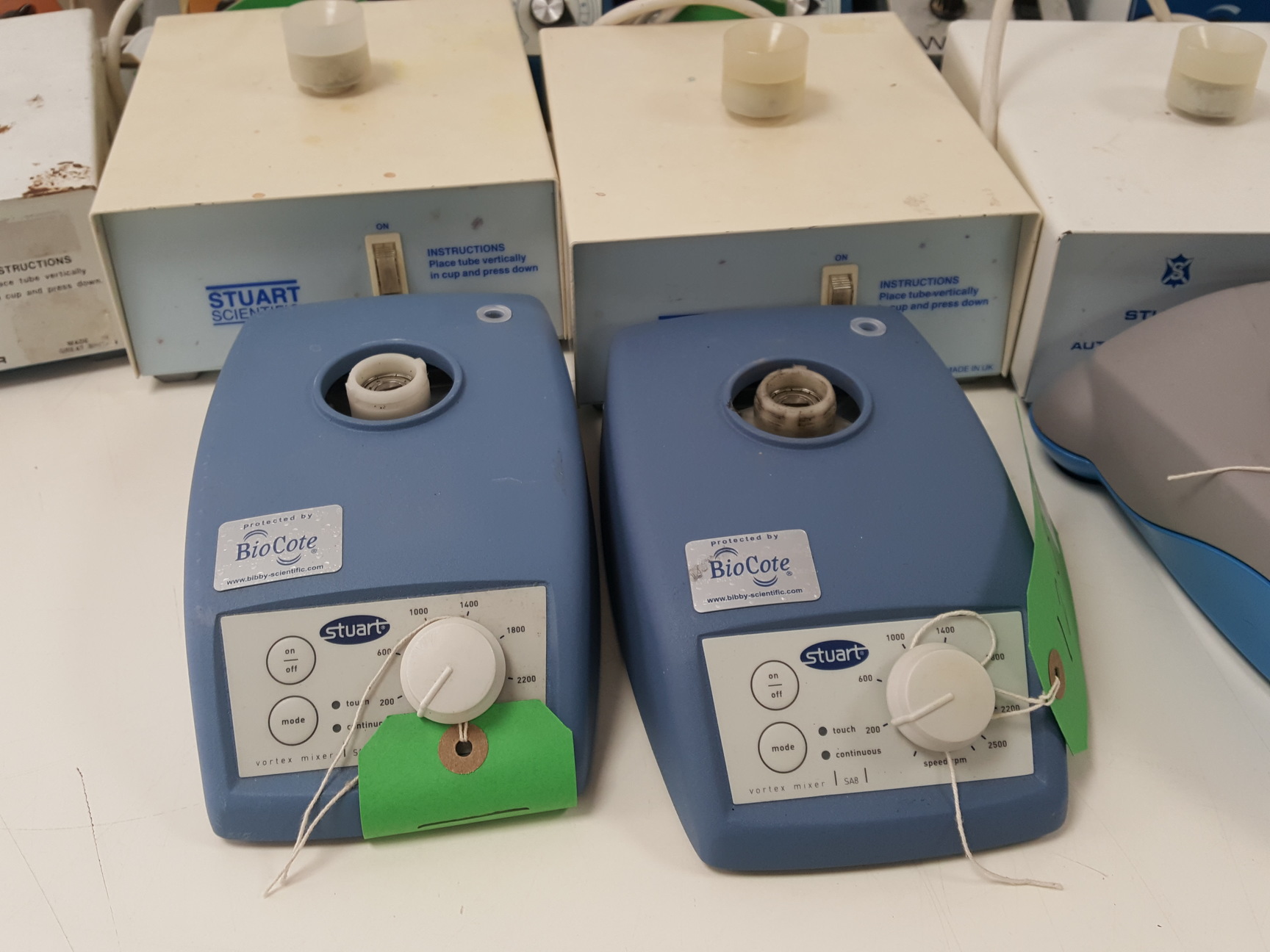 Image of 18 x Laboratory Vortex Mixers - Fisherbrand Fisher Scientific, Stuart, Grant Lab