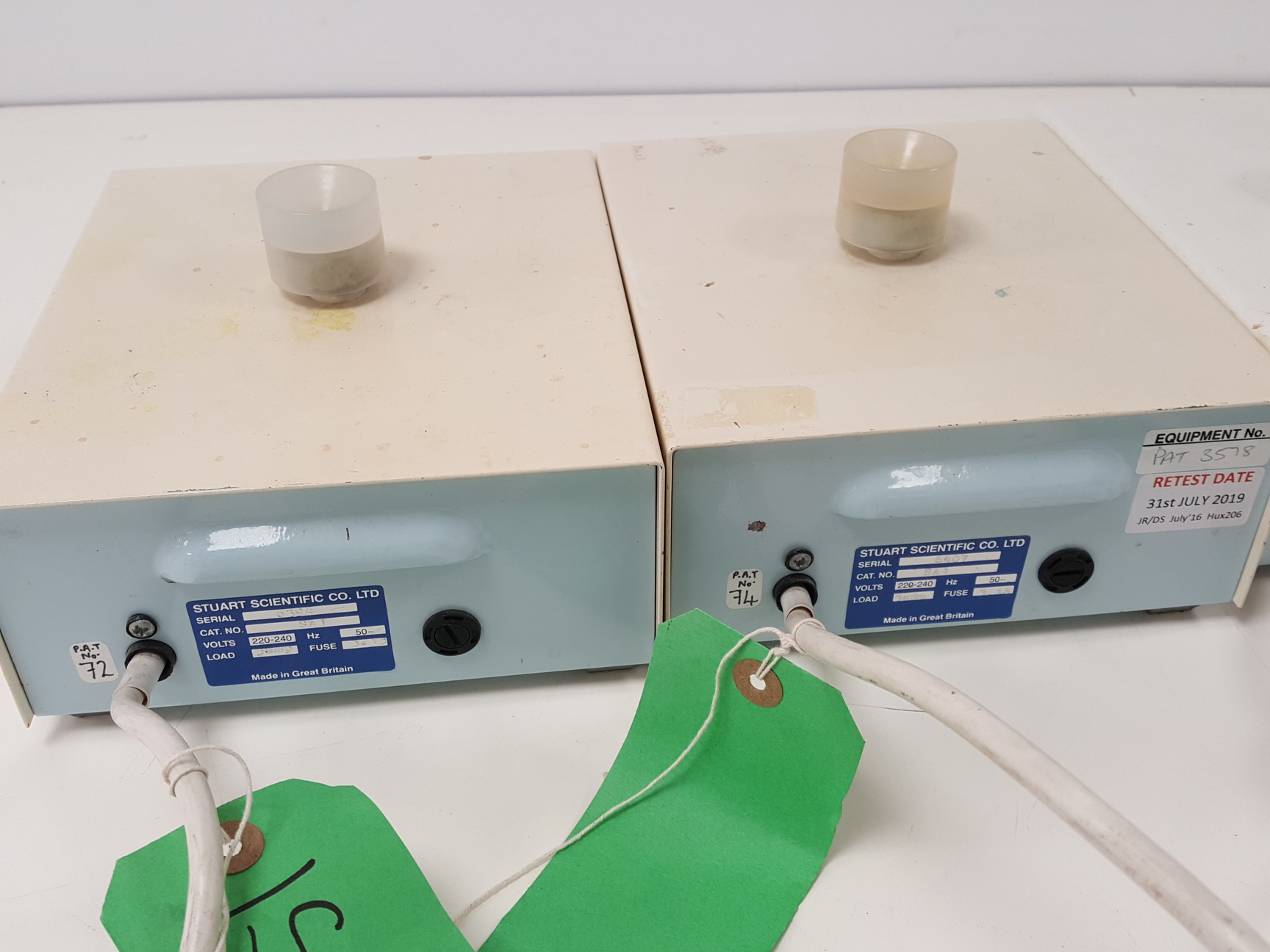 Image of 18 x Laboratory Vortex Mixers - Fisherbrand Fisher Scientific, Stuart, Grant Lab