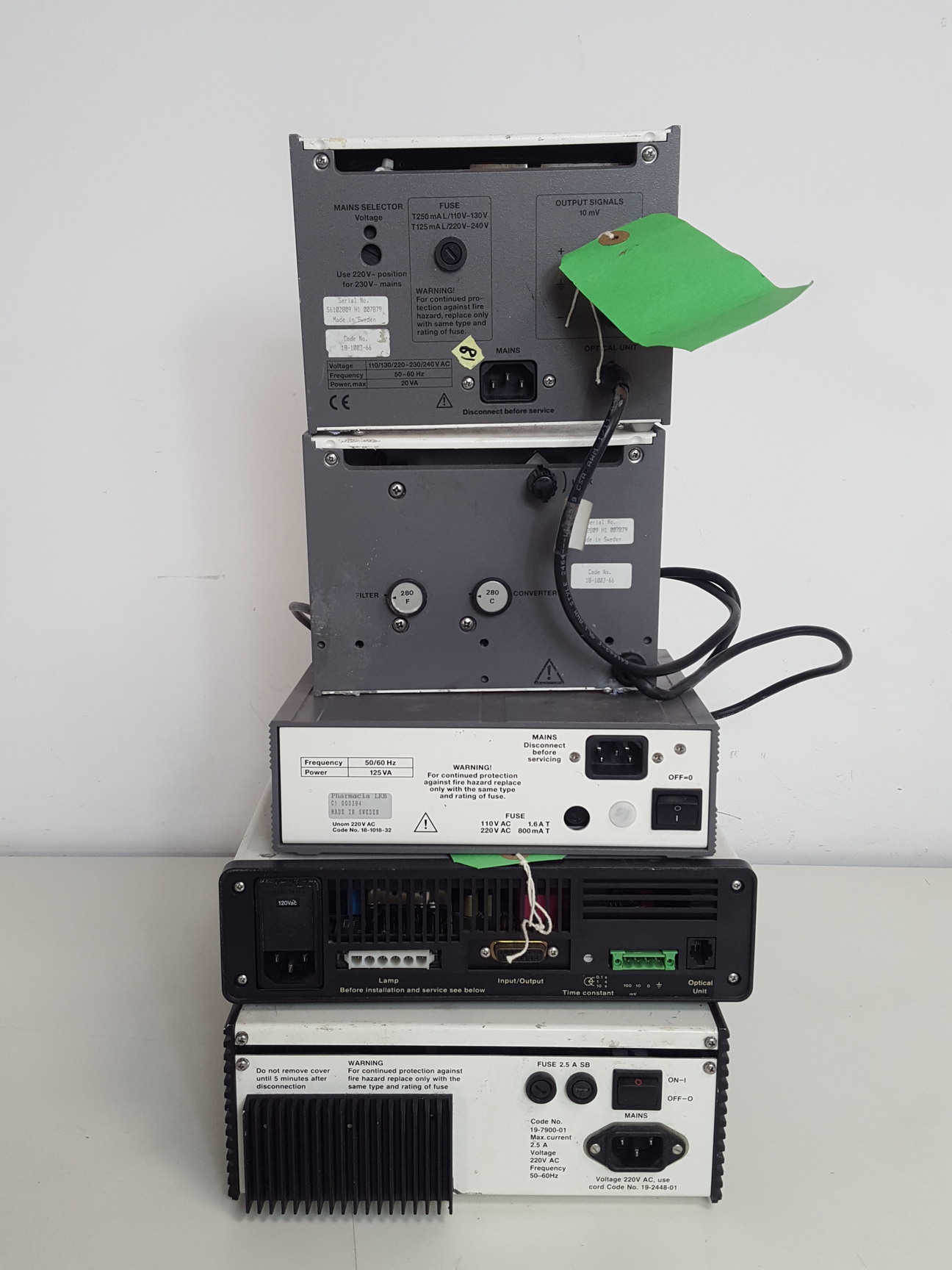 Image of 20 x Pharmacia Biotech FPLC- Pumps, Power Supplies, Fraction Lab Job Lot