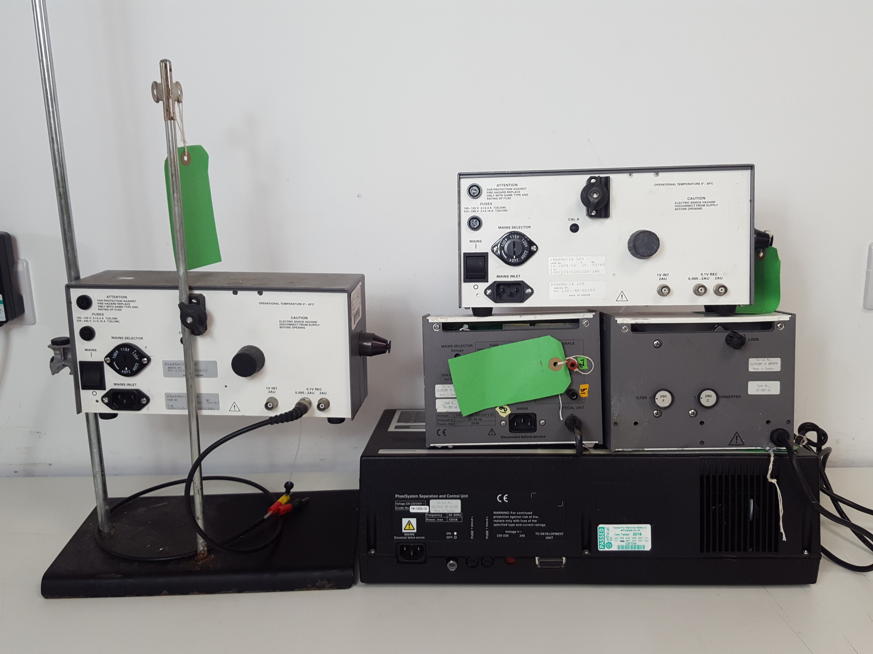 Image of 20 x Pharmacia Biotech FPLC- Pumps, Power Supplies, Fraction Lab Job Lot