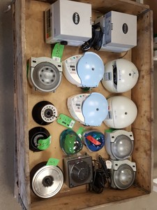 Thumbnail image of 16x Benchtop Micro-Centrifuges & Rotors Whatman Force 7, Thermo Espresso Job Lot