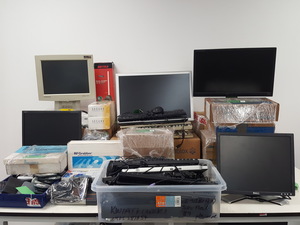 Thumbnail image of Job Lot of IT Equipment - PCs, Monitors, PCI Cards, Motherboards, Firewall, VPN 
