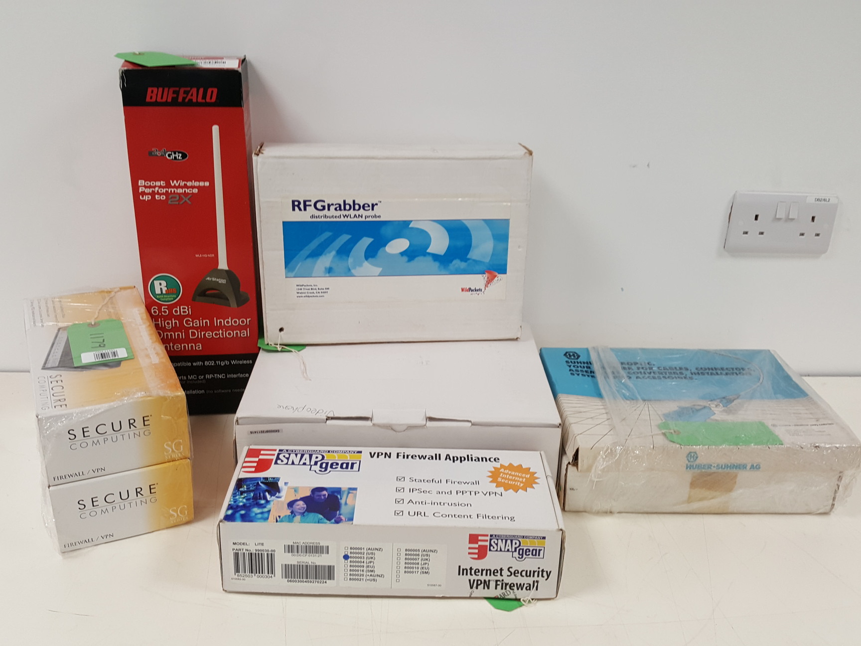 Image of Job Lot of IT Equipment - PCs, Monitors, PCI Cards, Motherboards, Firewall, VPN 