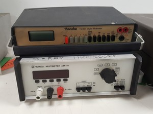 Thumbnail image of 19 x Multimeters, Conductivity Meters  - Keithley, Farnell, Thurlby, Lab Job Lot