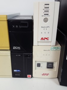 Thumbnail image of 10x UPS Uninterruptible Power Supply - APC 1000, 750, 400, 1500, 1200 RS Job Lot