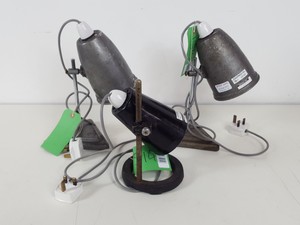 Thumbnail image of 9 x Vintage Desk Lamps - Anglepoise Style & Kodak Beehive Job Lot