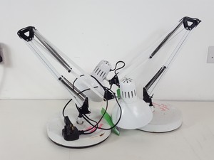 Thumbnail image of 9 x Vintage Desk Lamps - Anglepoise Style & Kodak Beehive Job Lot