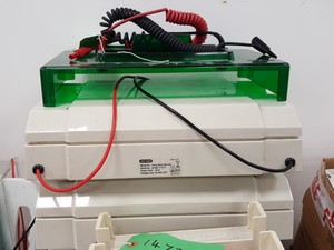Thumbnail image of Large Lot of Electrophoresis Tanks, Lids & Combs - Bio-Rad, Fisher Lab Job Lot
