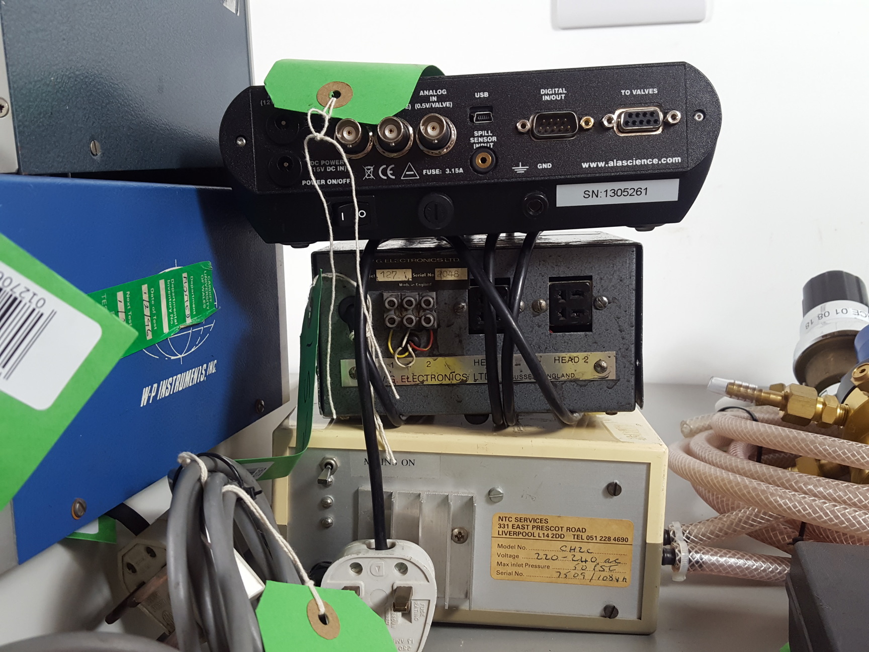 Image of Job Lot of Pirani Vacuum Gauges, Regulators, Flow Controllers, Controllers, Lab
